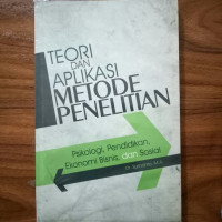 teori dan aplikasi metode penelitian