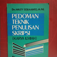 Pedoman Teknik Penulisan Skripsi