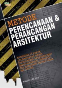 Metode Perencanaan & Perancangan Arsitektur