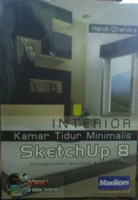 Interior Kamar Tidur minimalis Sketh up 8