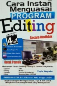 cara instan menguasai program video editing