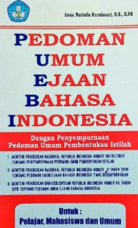 Pedoman Umum Ejaan Bahasa Indonesia