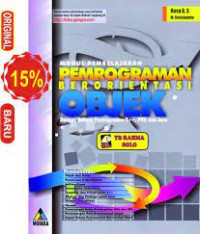 Model pembelajaran Pemprograman berorientasi objek